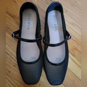 Mesh Mary Jane style flats, women's 8, new in box